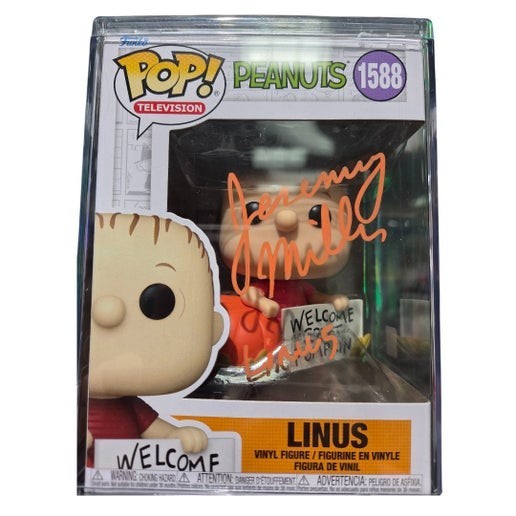 Jeremy Miller Signed Linus Funko Pop! #1588