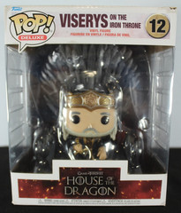 Funko Pop! Deluxe: House of the Dragon – Viserys on the Iron Throne #12 NEW