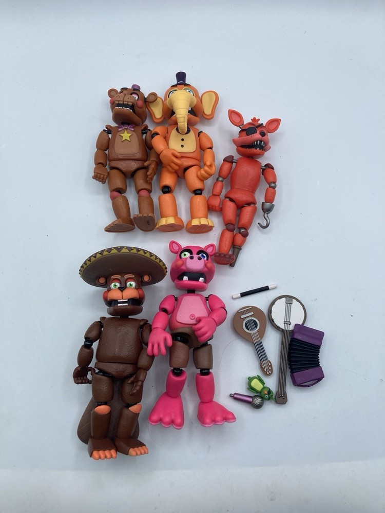 Lot 5 Funko 2018 FNAF Five Nights at Freddy’s Action Articulated 5″ Figures Toys