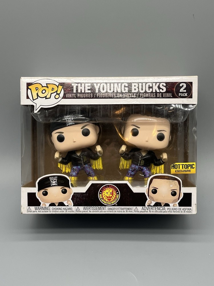 Funko Pop! The Young Bucks 2 Pack New Japan Pro Wrestling (Hot Topic) Figures