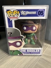 Funko POP! Heroes: DC Universe The Riddler 05 Vaulted Series 1 2012 Near Mint!