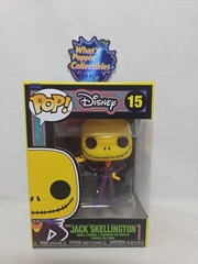 Funko Pop! Vinyl: Disney – Jack Skellington (Black Light) #15 With Protector