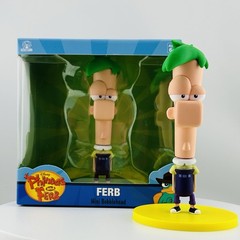 Disney Phineas & Ferb Culturefly Mini Bobblehead Ferb Vinyl Figure NIB Rare HTF