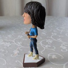 Akron RubberDucks Chrissie Hynde Bobblehead w/ Microphone In Original Packaging.