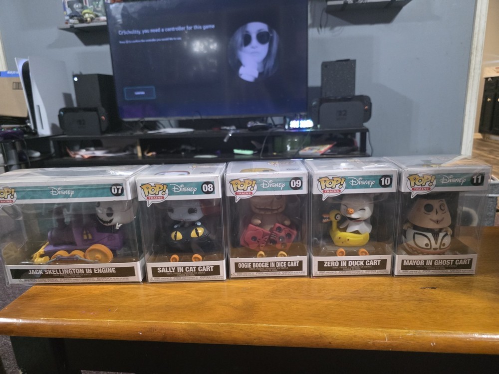 Funko Pop! Trains Disney Nightmare Before Christmas Set Of 5 All New Unopened
