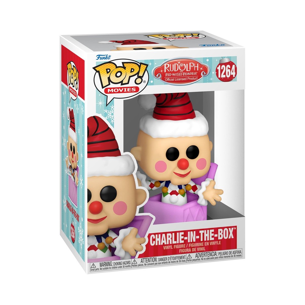 Funko POP! Movies: Rudolph – Misfit Elephant – Charlie In the Box – Rudolph the