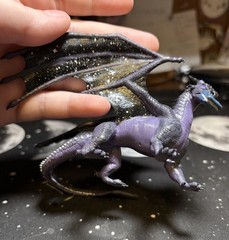 Custom Clearsight Wings of Fire OOAK Dragon Figure