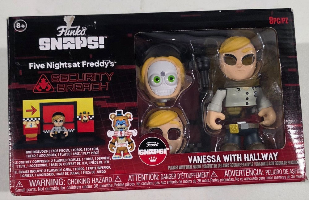 Funko Fnaf Snap: Five Nights at Freddy’s – Vanessa with Hallway Playset Box Dmg
