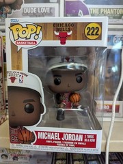 NBA Chicago Bulls – Michael Jordan “3 Times in a Row” Funko Pop #222