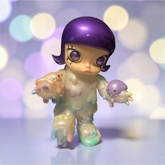 POP MART inc MOLLY x INSTINCTOY Glow in the Dark Figure Set 3-Pack Accessory