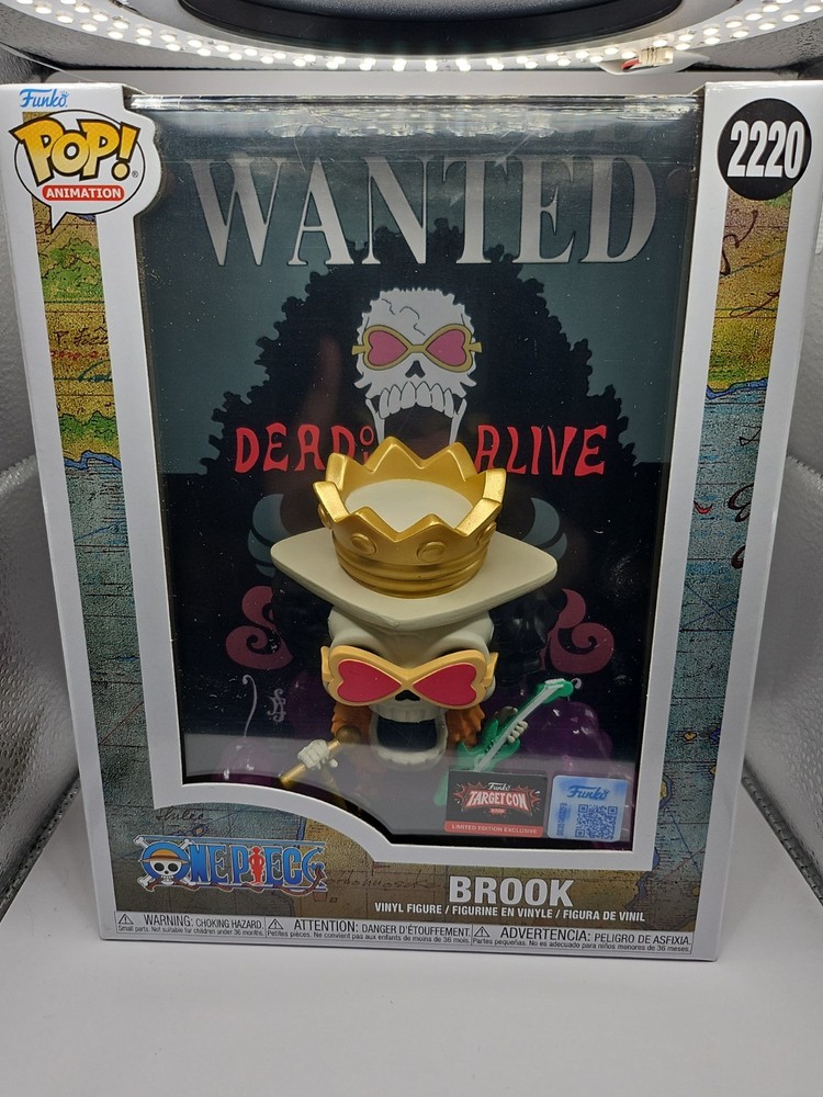 Funko Pop! Small Cover Case: One Piece – Brook (Target Con) – Target (Exclusive)