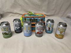 Scooby Doo Funko Soda Cooler And 6 Common Sodas