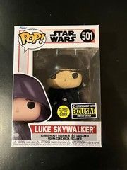 Luke Skywalker (Glows in the Dark) Star Wars Funko Pop! #501- EE Exclusive LE