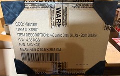 Funko Jumbo Chan Storm Shadow Limited Edition 1200 G.I. Joe Cobra Figure Rare