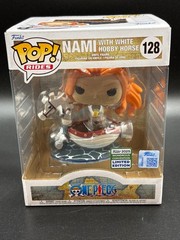 Funko Pop! One Piece: Rides Deluxe Nami with White Hobby Horse #128 – WonderCon