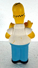 Rare Vintage Foam Figure of Homer Simpson With Donut! 5.5″! D’OH!!