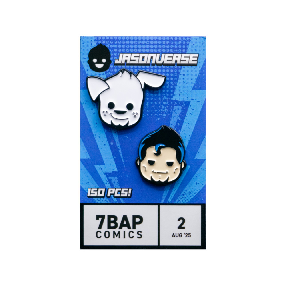 Funko Pop! Jasonverse Superman & Krypto Pin Set – 7BAP Exclusive /150pcs