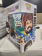 Bob Ross Funko Pop! #559 slight Damage – Unique Artwork by Me
