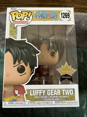 Luffy Gear Two 2 Funko Pop #1269 Fundom Exclusive Brand New! With Chance Of Chas