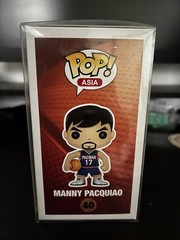 Manny Pacquiao Funko Pop Asia 40 Basketball Jersey With Protective Case