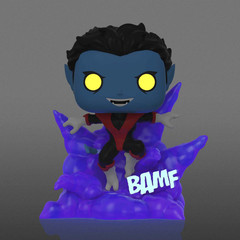 Funko Pop! Deluxe Marvel Comics: X-Men – Nightcrawler Glow-In-The-Dark PX Previe