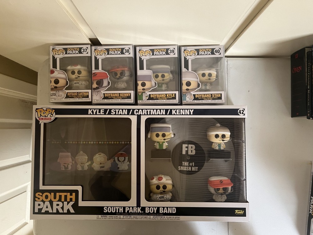 Funko POP TV Albums Deluxe South Park Boyband Action Figure Set Brand New
