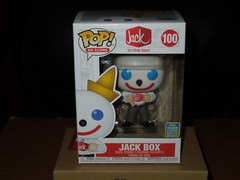 Funko Pop! AD ICONS 100 JACK BOX Jack in the Box SDCC 2020 Mint. A+