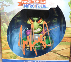 Funko Open Box Minis: Crash Bandicoot – Nitros Oxide – Jess Harrell signed – JSA