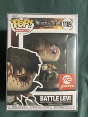 Funko Pop! Vinyl: Attack on Titan – Battle Levi (Bloody) – (Exclusive) #1169