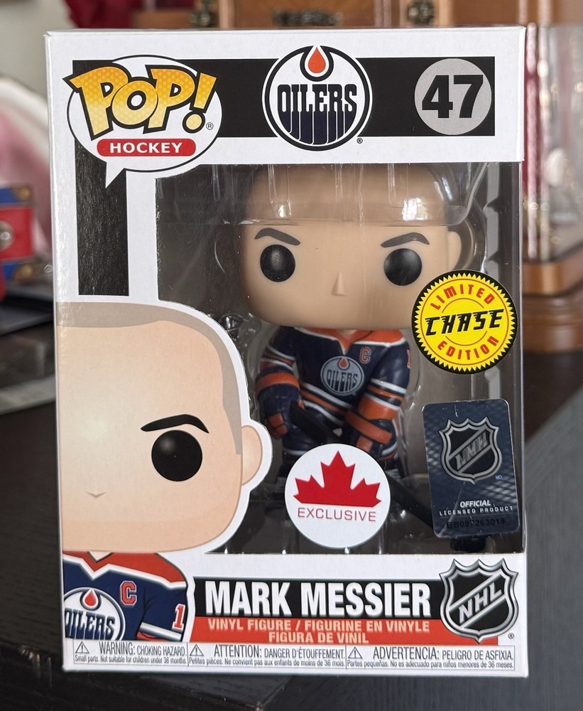 CHASE Funko Pop! Hockey: MARK MESSIER w/Stanley Cup #47 Edmonton Oilers
