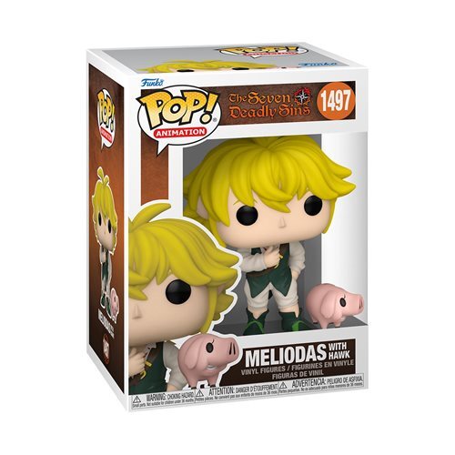Funko Pop! ANIME Seven Deadly Sins Meliodas with HAWK #1497