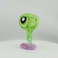 Powerpuff Girls CN Buttercup Sparkle Edition Mini Bobblehead Figure NIB HTF