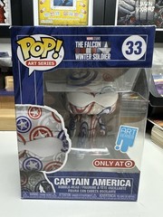 Captain America Art Series Target Exclusive Marvel Funko Pop! #32