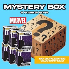 Funko Starter Collector Mystery Box Set of 6 (Random Marvel Pops)