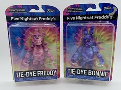 Five Nights at Freddys Tie Dye Bonnie Tie Dye Teddy Funko collectible figures