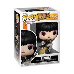 Funko Pop! Icons: Elvira Mistress of The Dark – Elvira – Broom – Collectable Vin