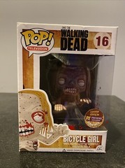 PX PREVIEWS EXCLUSIVE Funko Pop! TWD: Bicycle girl (Bloody) LE 1000 #16