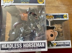 Disney Ichabod Crane & Headless Horseman Funko Pop Set (2) #1484 #1497