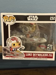Funko Pop! Rides Star Wars 40th Luke Skywalker with X-Wing #579 Special Edition