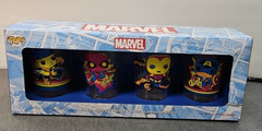 Funko Pop! Marvel Black Light Neon Glass Cups Set BRAND NEW 17oz