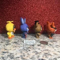 Funko FNAF Mystery Minis Lot of 4 Freddy Fazbear Bonnie Chica Foxy Set