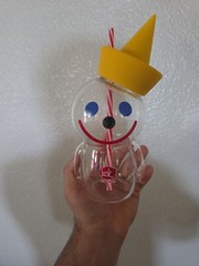 Jack In The Box Glass Sipper Limited Edition Cup w/Straw BRAND New
