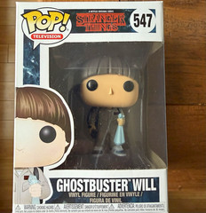 Funko Pop Stranger Things Ghostbuster Will #547 Vaulted 2017 Original Box