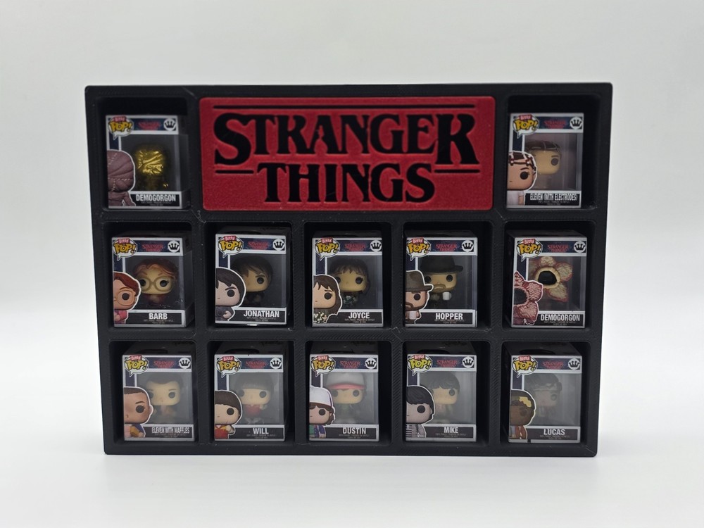 Bitty Funko Pop Stranger Things 12 Pc Mystery Bag Set W GOLD Demogorgon &Display