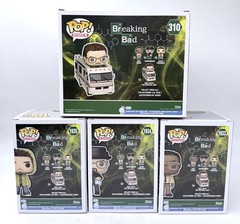 Funko Pop! Breaking Bad Set of 4 Gus Heisenberg Jesse & Walt with Crystal Ship