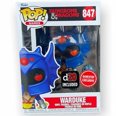 Funko POP Figure Warduke Includes D20 Dungeons & Dragons 847 GameStop Exclusive