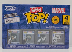 Funko Bitty Pop Marvel Spider-Man Chase Edition 4-Pack (Black & White) NIB Venom