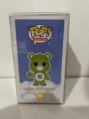 Funko Pop Care Bears # 355 Good Luck Bear ECCC 2018 Con Sticker Limited Edition