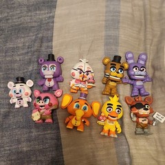 Five Nights at Freddys Mystery Mini Lot Of 9 Pizzeria Simulator 10th Anniversary
