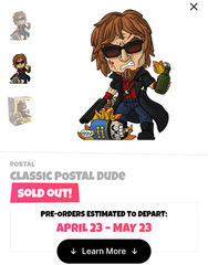 Youtooz Classic Postal Dude Vinyl Figure Brand New Sold Out In Hand W/ Protector